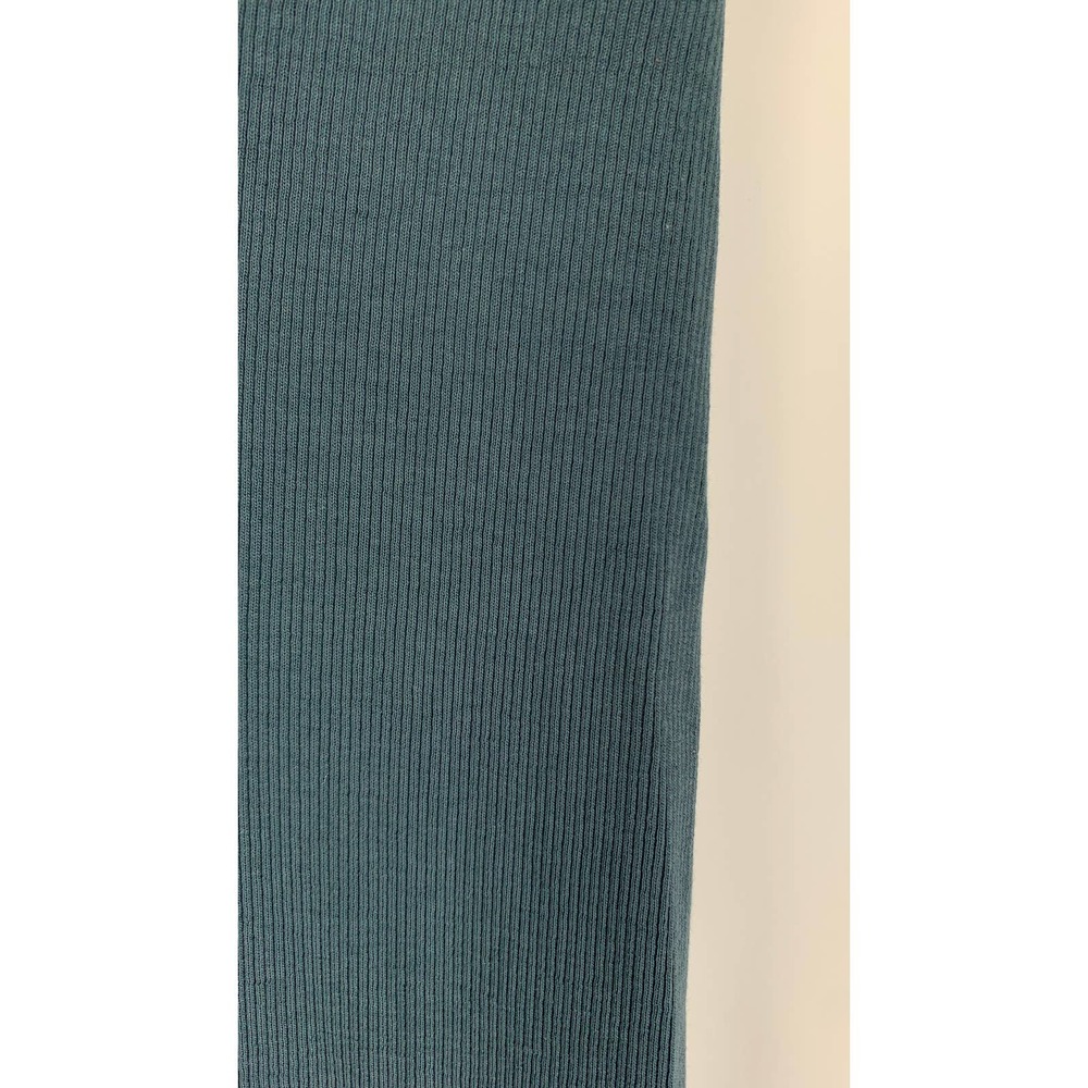 Pact Womens Organic Cotton Stretch Rib Bootcut Leggings Large Ore Blue New - Picture 6 of 10